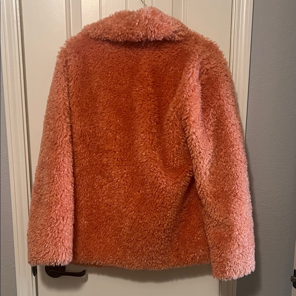 MINKPINK Faux Fur Jacket: Pink Size Small - Picture 3 of 5